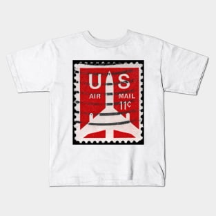 Plane Stamp Kids T-Shirt